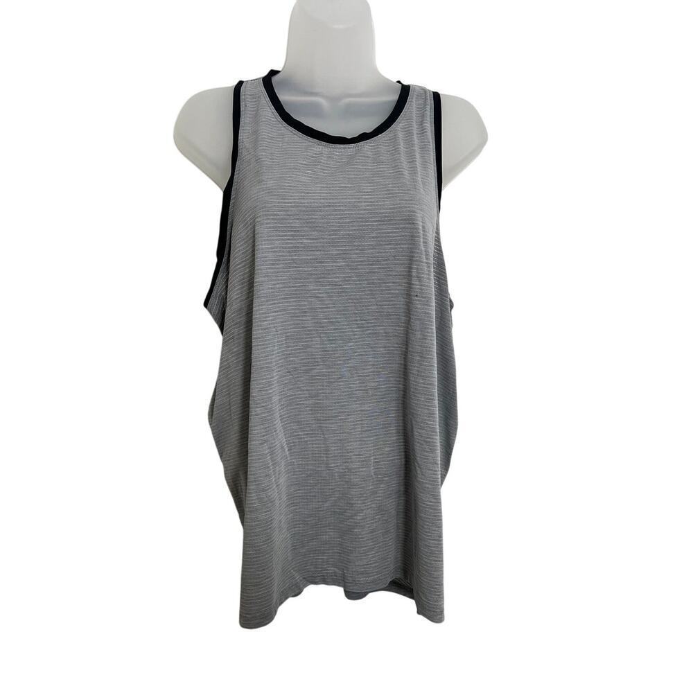 Athletic Works XL Womens Athletic Tank, Gray Pattern